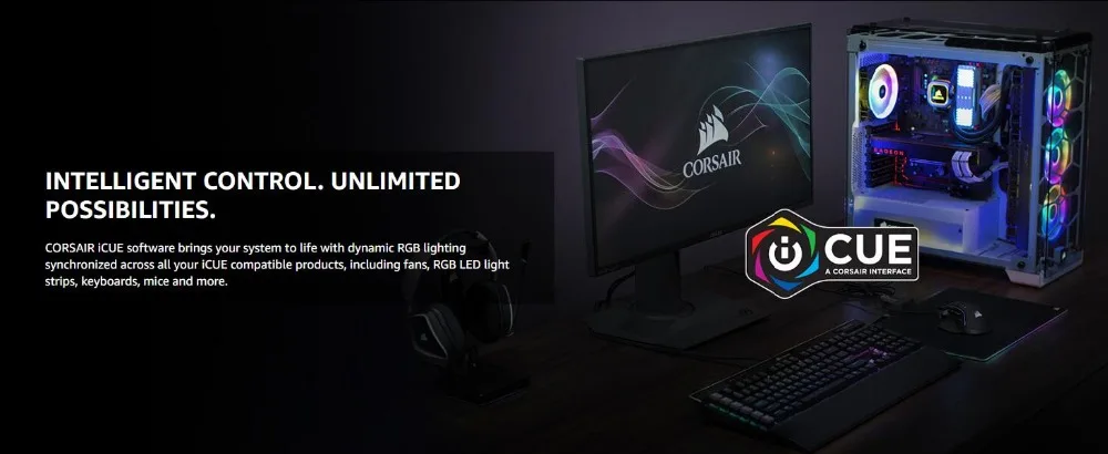 Corsair LL серия LL120 RGB 120 мм двойной светильник RGB светодиодный PWM вентилятор 3 вентилятора с светильник ing Node Pro