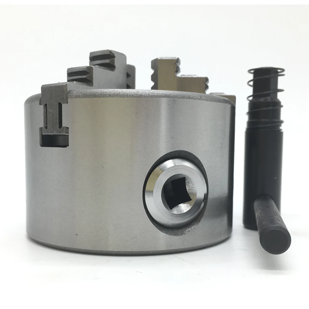 SANOU K11 80 Manual Lathe Chuck 3 Inch 3 Jaw Self Centering Spring