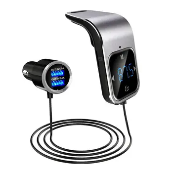 

BC39 Touch Car MP3 Player Bluetooth Hands-free FM Transmitter Dual USB Charger