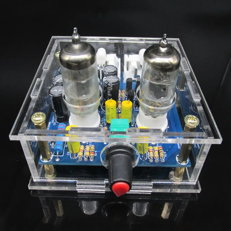 

Audiophile 6J1 Tube preamplifier Headphone power amplifier Pre-amp Headphone Amp 6J1 Valve Preamp Bile Buffer Amplifie DiY kit