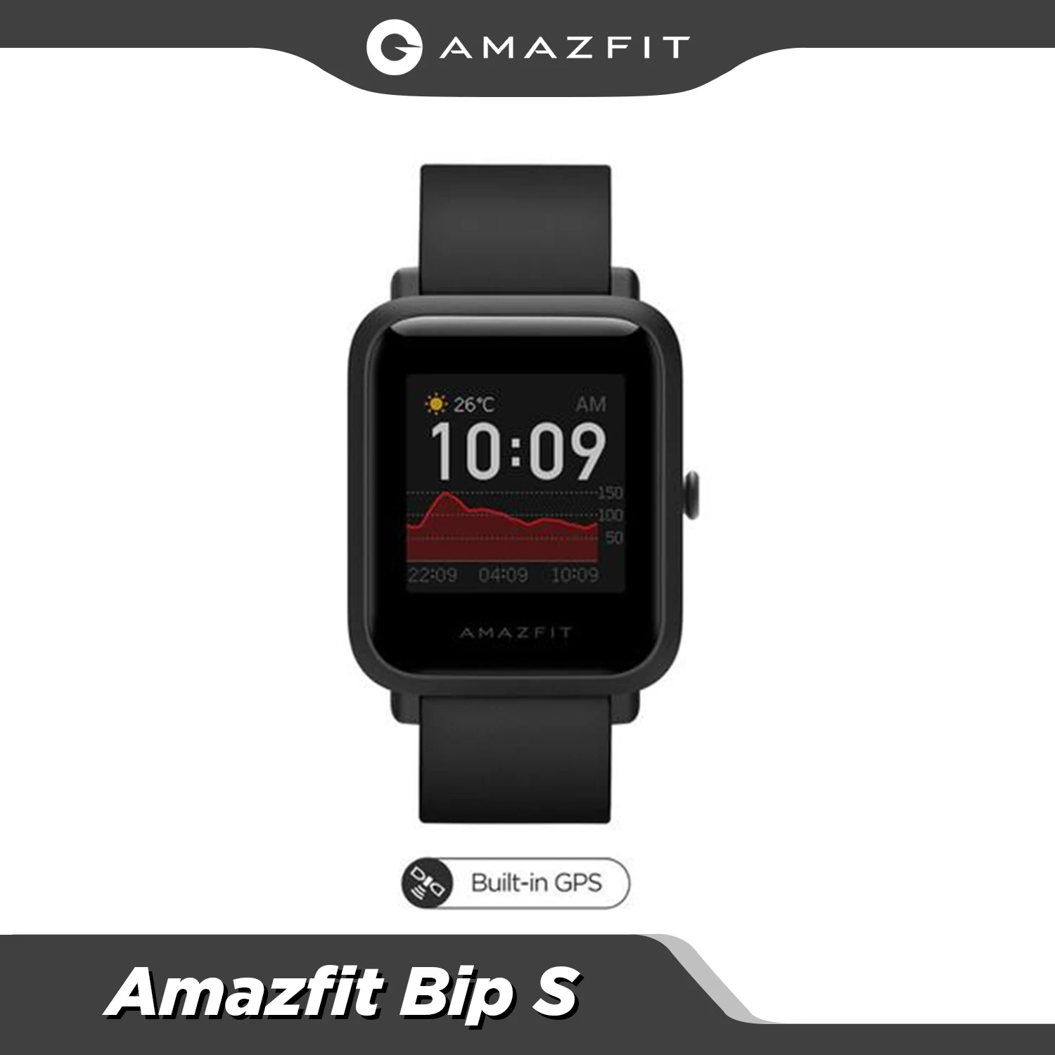 Смарт-часы Amazfit Bip S Bluetooth GPS пульсометр влагозащита IP68 | Электроника