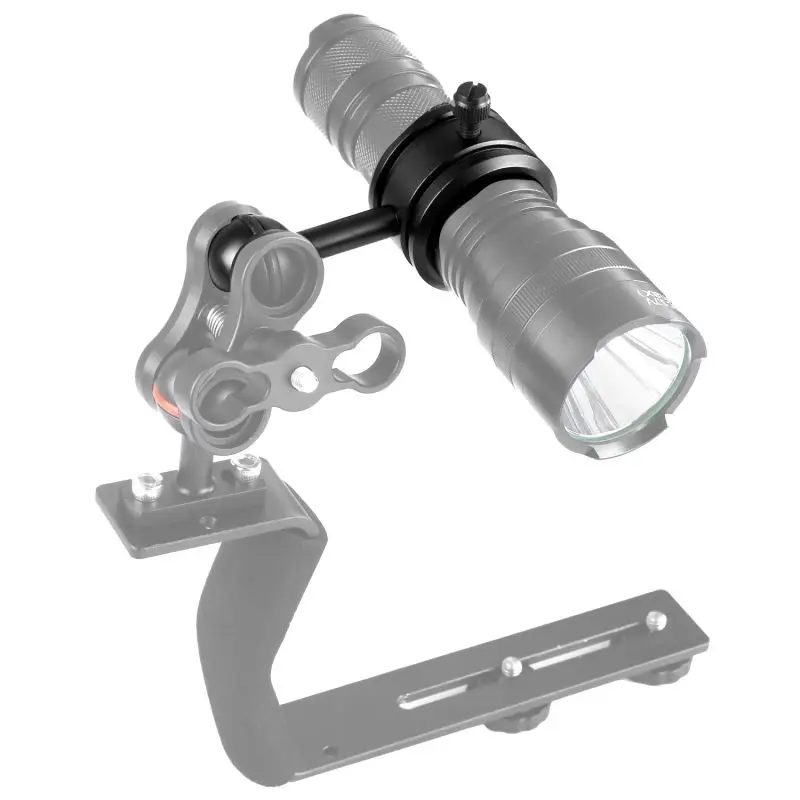 Дайвинг камера для льющегося света аксессуары-фонарик кронштейн держатель с шаровой головкой Подводное освещение алюминиевый сплав кронштейн