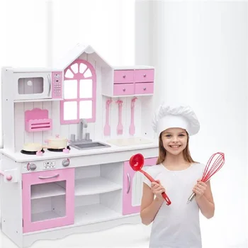 

Simulation Kitchen Cabinets Set Children Pretend Play Cooking Tools Mini Dolls Tableware Suits Toys Girls Doll house Play Toy