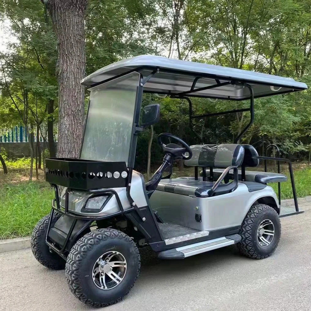 JIAKUMA Seats Lifted Offroad Electric Hunting Golf Cart Buggy