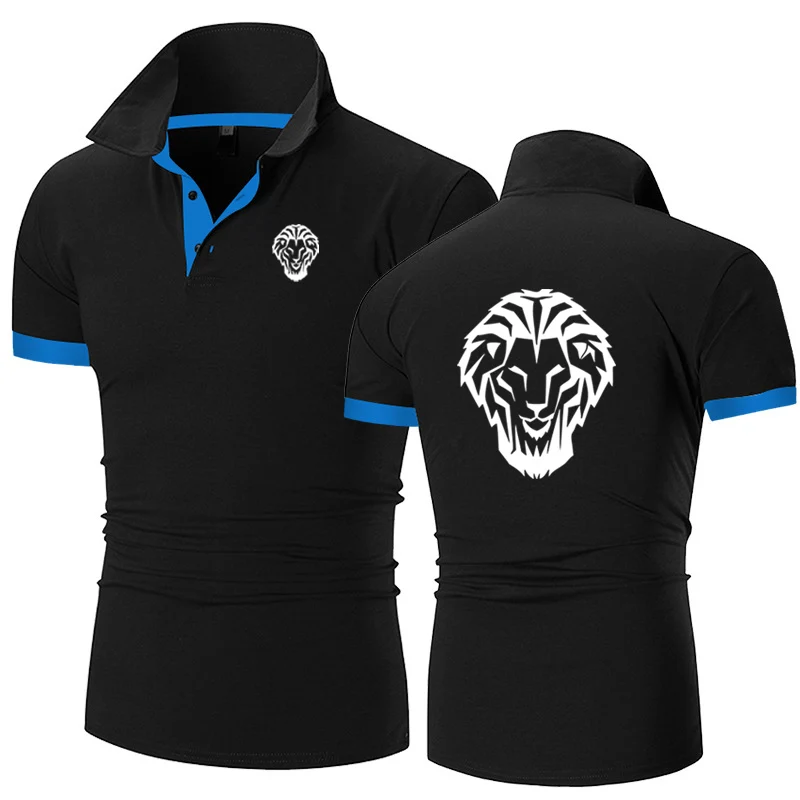 Cotton Short Sleeve Casual Summer Polo Shirts for Men