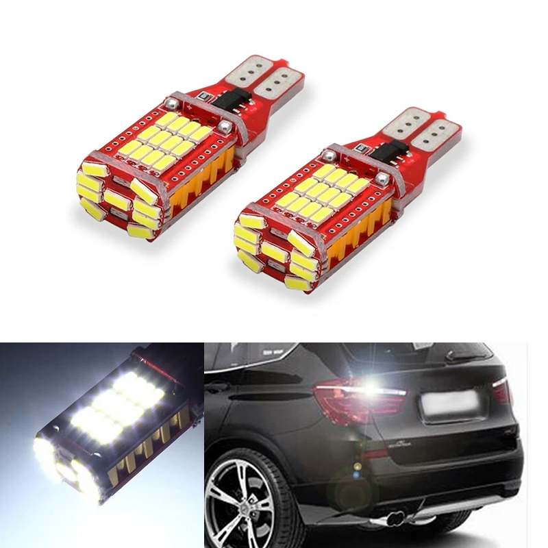 2x T15 W16W 921 912 супер яркий 880Lm 4014 SMD СВЕТОДИОДНЫЙ CANBUS NO OBC Ошибка резервного