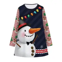 Cartoon Princess Party Costume Kids Clothes Big Girls Dress Children Long sleeve Clothing Girls Teens Christmas Dresses