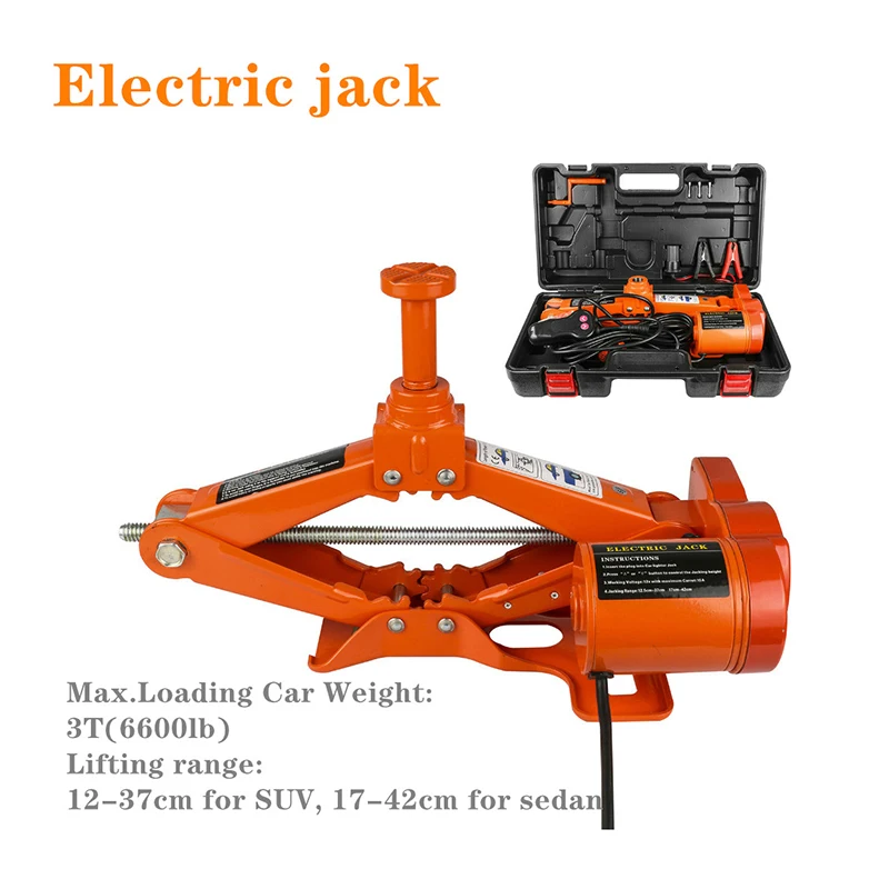 portable-12v-car-jack-3ton-electric-jack-auto-lift-scissor-jack-lifting-machinisms-lift-jack