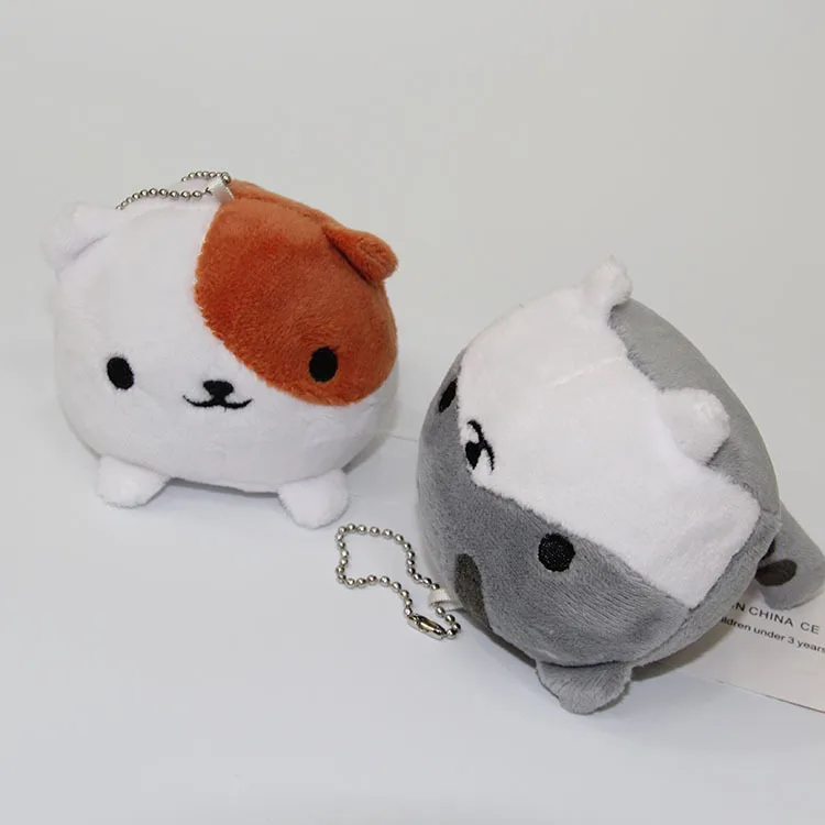 Кошка внутренний двор Neko Atsume пельмень кошка плюшевые игрушки Маленькая подвеска кошка школьная сумка Подвеска подвесное украшение 8 см