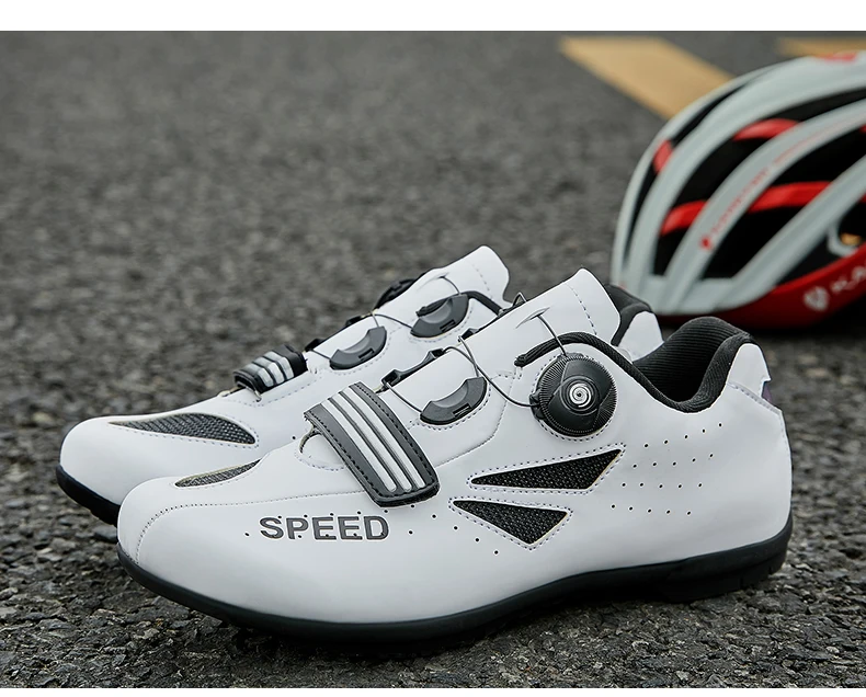 Road Cycling Shoes Sapatilha Ciclismo Bike Men Non-Locking Racing Breathable Ultralight Professional Bicycle Sneakers Women