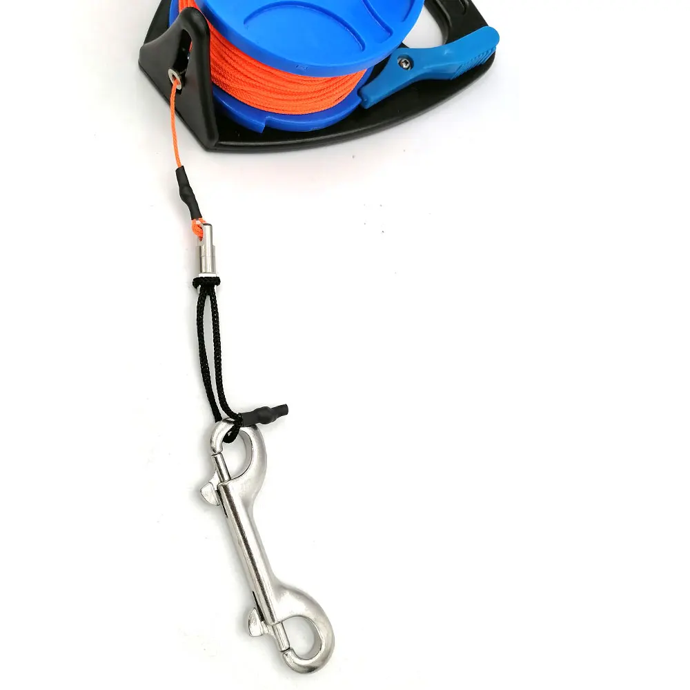 Scuba Dive Finger Reel Kayak Anchor with Thumb Stopper Double End Bolt