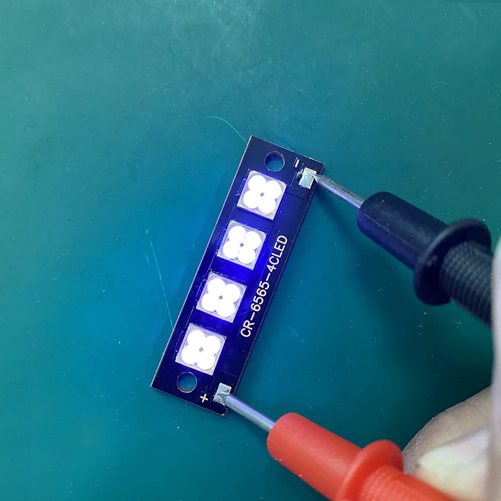 

25 Вт 6565 нм глубокий UVC светодиодный Диод лампа SMD бусины 48 в 4 чипа для УФ дезинфекционного оборудования нм стерилизационная доска для фонарика