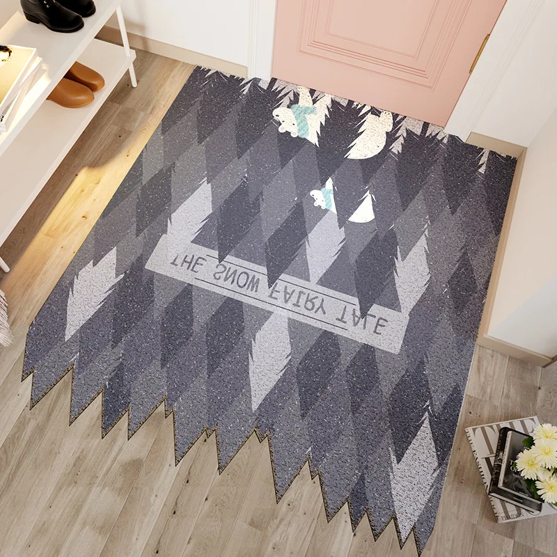 

Welcome Home PVC Outdoor Floor Entrance Mat Large Carpet Heavy Duty Rubber Rug DIY Cutting Floor Door Mats Home Decor