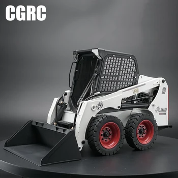 GĂŒnstige Hohe-qualitĂ€t Alle Metall Hydraulische Druck Fernbedienung Kompaktlader 1/14 Bobcat SM450 RC Auto