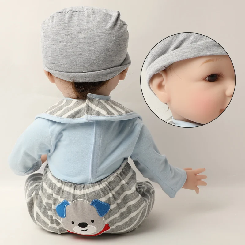 56 см силиконовая кукла для новорожденных игрушки малышей детские куклы