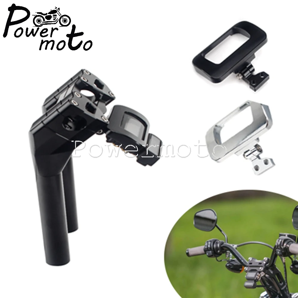 TBar Gauge Mount Motorcycle Digital Speedometer Gauge Housing Bracket