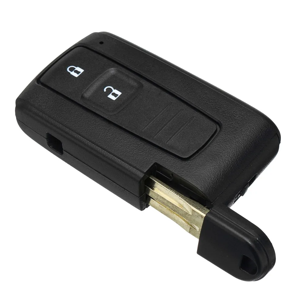 2 BUTTON Remote Key Shell Fob Case Switch Battery For Toyota Corolla Verso Prius