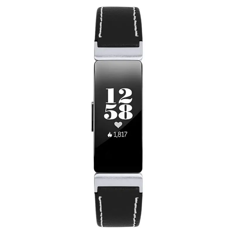 Совместимость для Fitbit вдохновить& для Fitbit Inspire HR ремень кожаный ремешок Регулируемый замена аксессуары, ремни