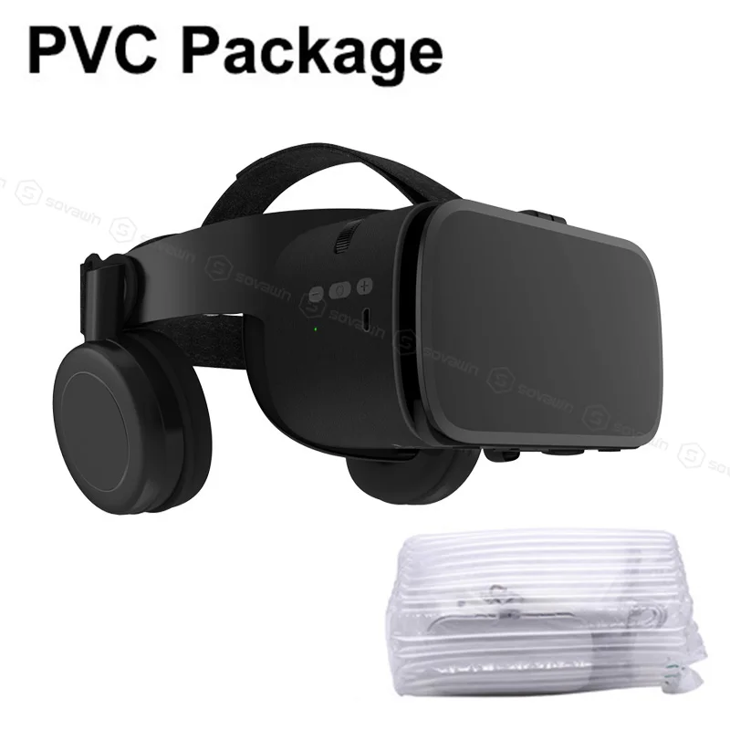 Only vr no box BOBO VR Z6, беспроводные Bluetooth 3D очки, виртуальная реальность для смартфона, стерео гарнитура VR, картон для iPhone, Android - Цвет: Only vr no box