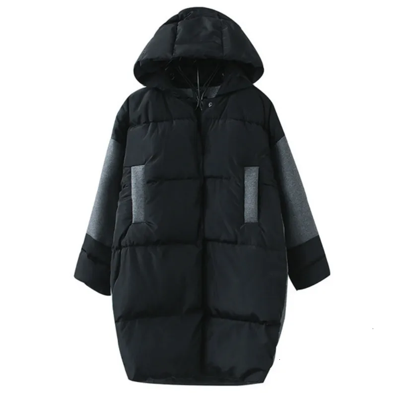 

Women Winter Maternity Coat Jackets Korean Fashion Maternity Coats Cotton-padded Patchwork Loose Outwear For Pregnant Women Coat