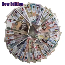 Zestaw 53 szt. Notatek z 28 krajów, stan UNC, prawdziwe oryginalne banknoty (obecnie nieużywane), kolekcja, prezent