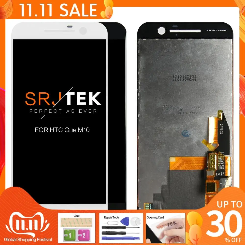 ЖК дисплей с дигитайзером в сборе 5 2 дюйма 2560x1440 для HTC ONE M10|lcd touch screen|display lcd screenhtc