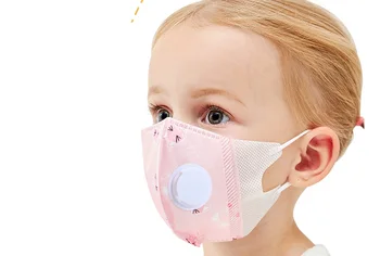 

15pcs Cartoon Children PM2.5 Mouth Mask Kids Breath Valve Anti Haze Breathable Mask Anti Dust Mouth-Muffle Respirator Face Masks