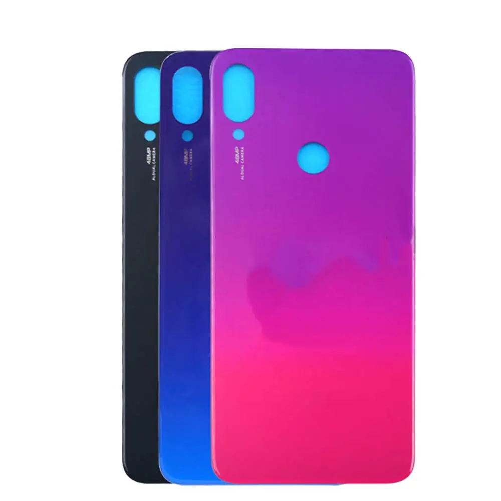 Для Redmi note7 оригинальная Задняя крышка батареи для Xiaomi Redmi note 7 крышка батареи Задняя стеклянная панель Задняя Дверь Корпус чехол