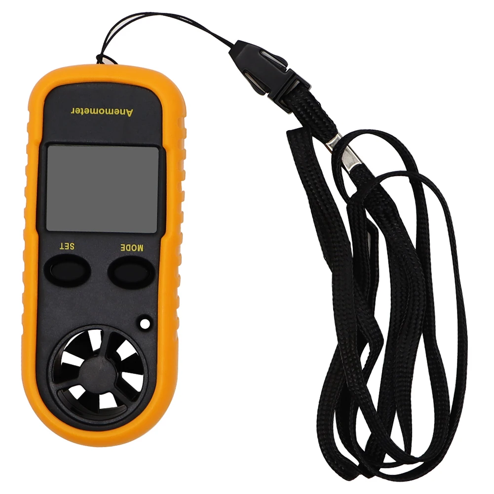 

GM816 Pocket Digital Anemometer 30m/s Wind Speed Meter Guage Temperature Meter Tester with LCD Backlight Display