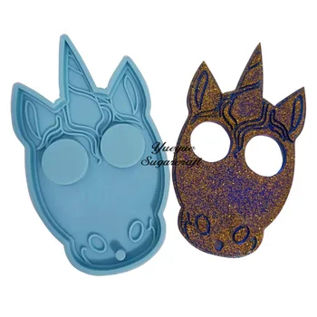

Cat/Dog/Unicorn Key Chain Defense mold Silicone Mold DIY Epoxy Mould Decoration Resin Mould Resin Keychain Mold