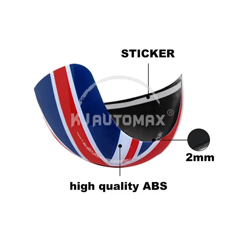 KJAUTOMAX For Mini Cooper R50 R52 R53 Rearview Side Wing Mirror Cover Caps Right Steering Car Styling Accessories