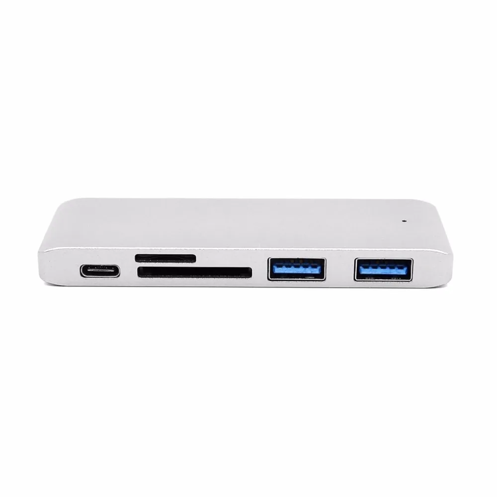 5 в 1 type C к USB3.0 концентратор адаптер для зарядки синхронизации данных кардридер многопортовый комбинированный конвертер для MacBook Pro