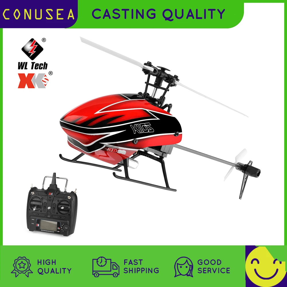 

WLtoys XK K110S RC Mini Helicopter Plane Drone 2.4G 6CH 3D 6G System Brushless Motor RC Quadcopter Remote Control Toys For Kids