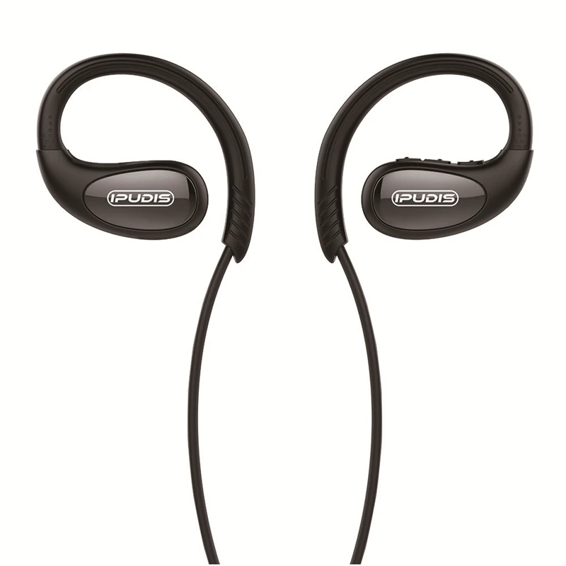 IPUDIS Спортивная bluetooth-гарнитура IPX7, водонепроницаемые беспроводные наушники, Hi-Fi стерео наушники с шейным ремешком, наушники 120 мАч с микрофоном