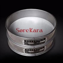 Standart laboratuar Test elek 304 SUS filtre örgü krom çerçeve örnekleme muayene farmakope elek Diam 20cm 1-1000 örgü