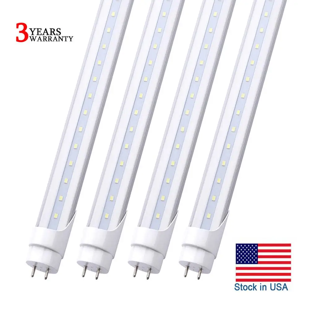 В наличии в США светодиодный светильник T8 1 2 м 18 Вт 22 AC85V-265V 2835SMD ing холодный белый 4