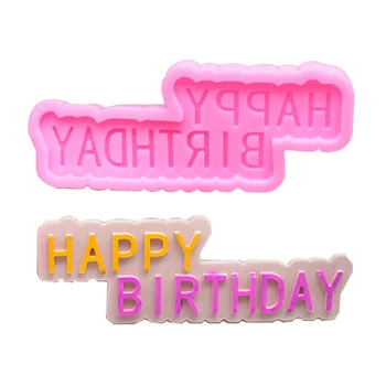 

Silicone 3D Happy Birthday Letters Numers Mold For Ice Jelly Chocolate Mold Birthday Cake Decorating Tool Mould