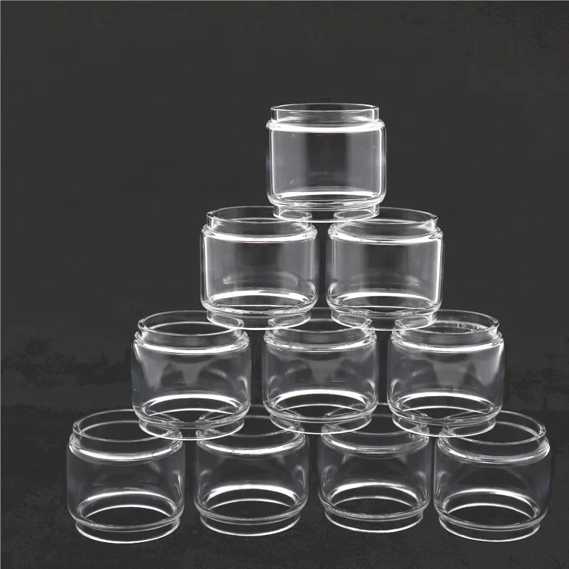 10PCS bubble glass tube for smoking tfv8 baby/tfv12 baby prince/Spirals/vape pen 22/brit one/NRG SE Tank /Moonshot RDTA