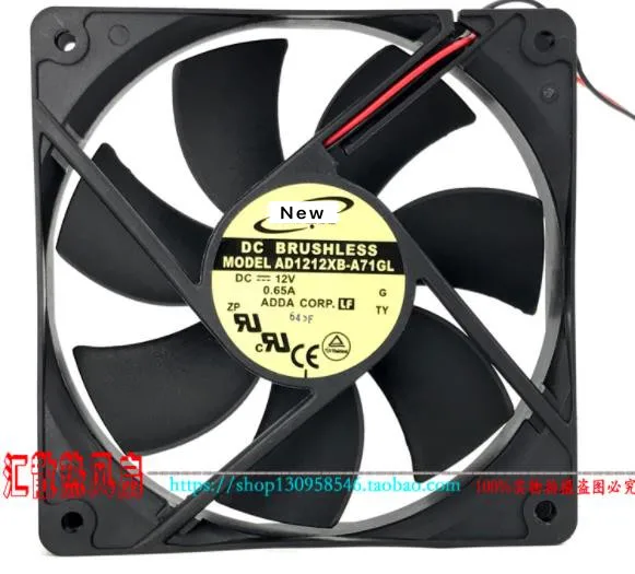 Для ADDA AD1212XB-A71GL S DC 12V 0.65A 120X120X25mm Сервер вентилятор охлаждения | Электроника