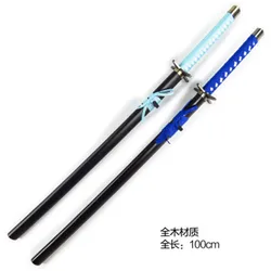 Accessoires de Cosplay en bois de 100cm, inspiré de l'anime hitsuga, Toushirou, roue de glace, Zanpakutou, jeu de rôle 