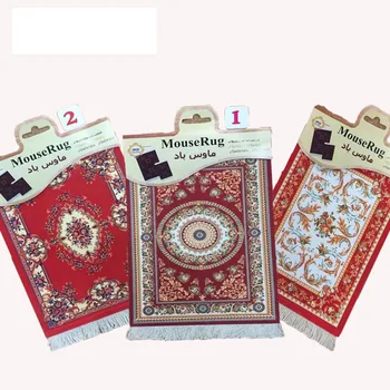 

XGZ 28x18cm Persian Rug Mat Mousepad Retro Style Carpet Pattern Table Cup Mouse Pad Red For CSGO LOL DOTA Speed Play Mat