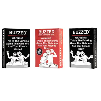 

Buzzed Tipsy Buzzed Wasted Multiplayer Party Card