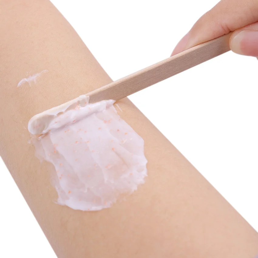 100PCSWomanWoodenBodyHairRemovalSticksWaxWaxingDisposableHair