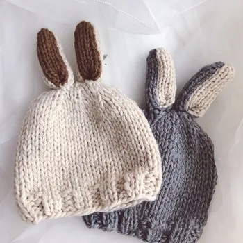 

Winter Cap Children Boys And Girls Patchwork Big Ears Stretch Woolen Hat Head Wrap Hat Cap Support Dropshipping W1107