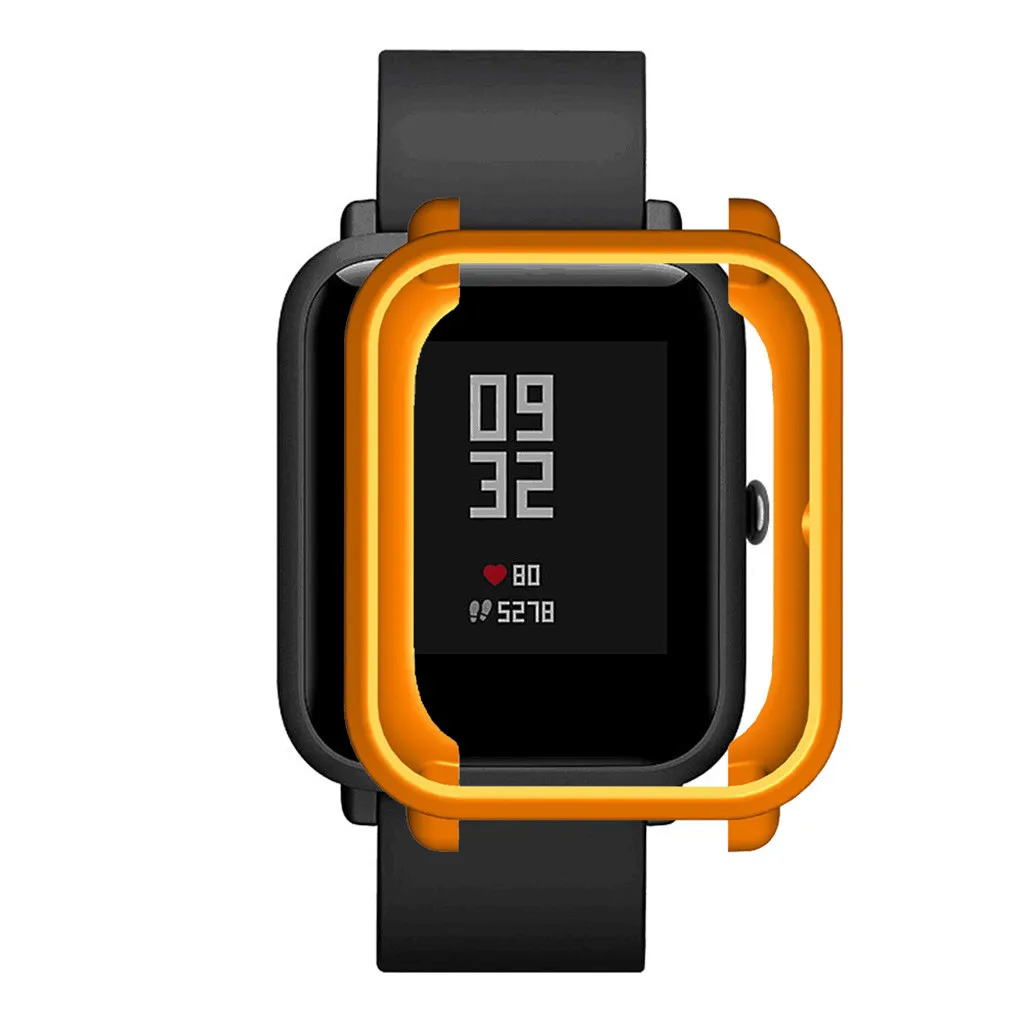 Оранжевый Мягкий ТПУ чехол Защитный чехол для Xiaomi Huami Amazfit Bip Youth/Lite - Цвет: Оранжевый