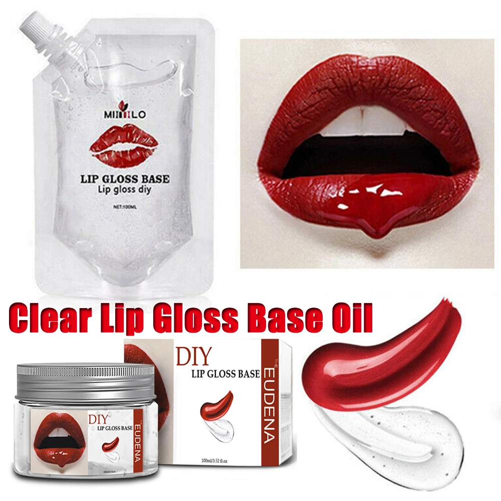 Clear Lip Gloss Base Oil DIY Moisturizing Lipstick Material Base Gel For Lip Gloss Base Handmade Liquid Lipstick Makeup Clear Lip Gloss Base Oil DIY Moisturizing Lipstick Material Base Gel For Lip Gloss Base Handmade Liquid Lipstick Makeup
