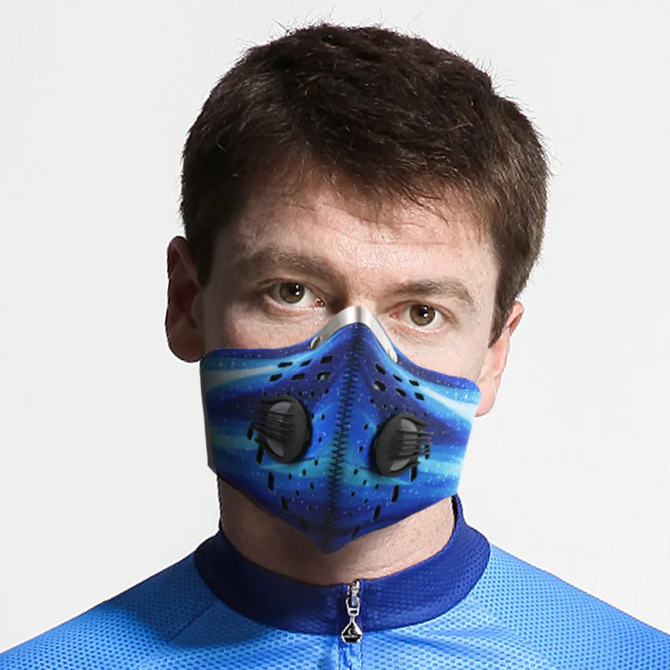 Спортивная маска против пыли загрязнения для велоспорта лица полунеопреновая