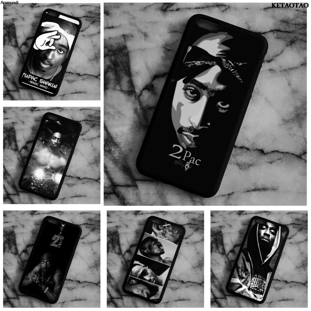 KETAOTAO 2PAC Tupac Shakur Theme Phone Cases for Samsung S3 4 5 6 7 8 9 Note 3 Case Soft TPU Rubber Silicone |