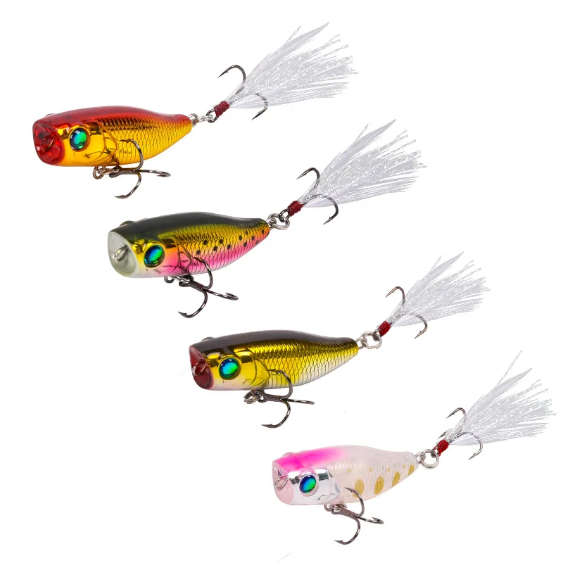 

Trulinoya Lure Dw5540mm3g Mini Series Water Surface of Hit Water Hose Feather Wavelet Climb Lure Hard