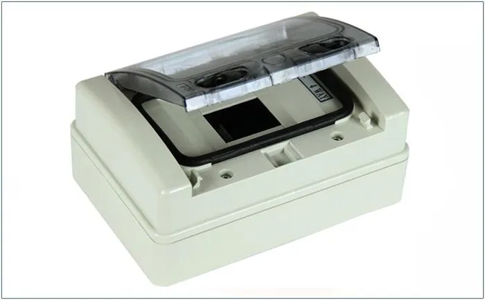 HA Series 4Way IP65 Waterproof and Dustproof Distribution Box MCB BOX ABS PC Material for Circuit Breakers Indoor on the Wall 4